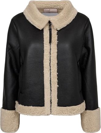 N&uuml;mph Giacche in Pelle - - Jackets - Donna - Nero - M
