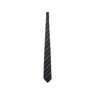 Junya Watanabe Klassieke das - Heren - Accessoires - Zwart - Maat: ONE Size Zijde