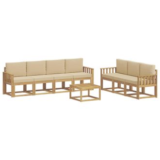 vidaXL Set Di Divani Da Esterno 7 Pz Vidaxl