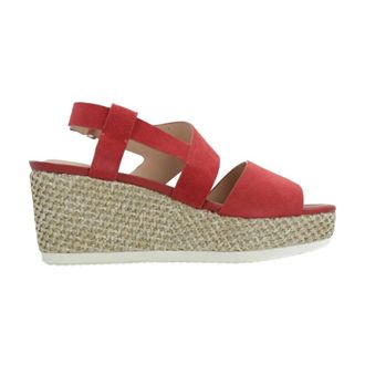 Geox Mujer, Zapatos, Rojo, Talla: 38 EU