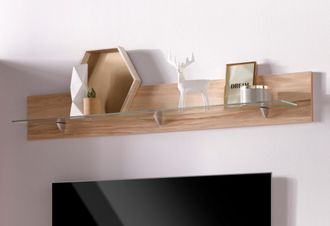 HOME AFFAIRE Wandboard »Denis« mit Glasboden