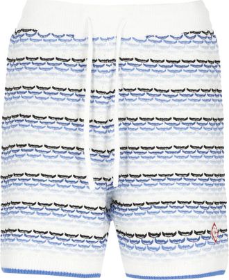 Casablanca Tuck Stitch Shorts - Heren - Korte Broeken - Wit - M - Katoen - Korte Broeken