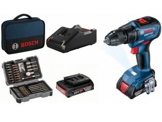 Bosch Gsr 18v-50 Trapano Avvitatore Senza Fili Nero E Verde