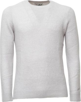 MC2 Saint Barth Regent Crewneck - Heren - Ronde hals truien - Grijs - XL - Truien & Vesten