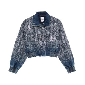 Liu Jo Jassen, Dames, Blauw, S, Denim, Denim Jacket