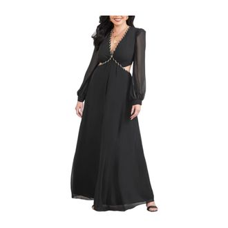 Marciano Ursula Gown Effen Jurk - Dames - Avondkleed - Zwart - XS - Kleedjes