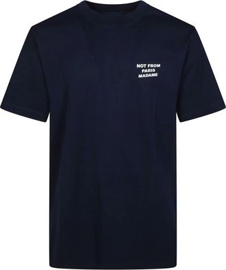 Dr&ocirc;le de Monsieur Heren, Tops, Blauw, Maat: XL