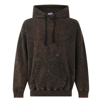 Diesel Hoodies, male, Brown, Size: XL Casual Hoodie