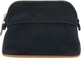 Herm&egrave;s Pre-owned Clutches, female, Black, Size: ONE SIZE Pre-owned Canvas Clutch