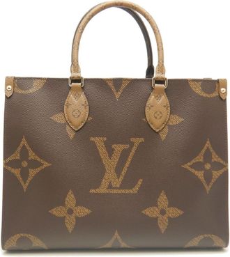 Louis Vuitton Brown Pvc Tote Bag (Pre-Owned)