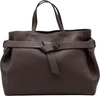 Gianni Chiarini Miranda Tote - Dames - Shoppers - Bruin - ONE Size - Leer - Tassen