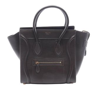 Celine Pre-owned Celine Micro Leather Luggage Tote Ladies 4BOCGIGHMOA008J1