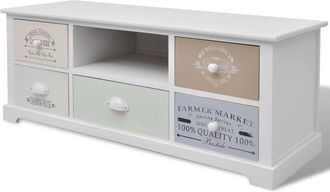 vidaXL Mueble para tv de estilo francés madera Vidaxl