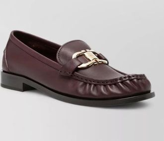 Ferragamo calf leather loafers