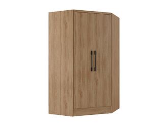 Vente-Unique Armario esquinero de 2 puertas - L101 cm - Color: natural - AURALI
