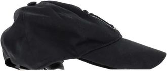 Burberry Pre-owned Accessories, female, Black, Size: ONE SIZE Pre-owned Cotton hats