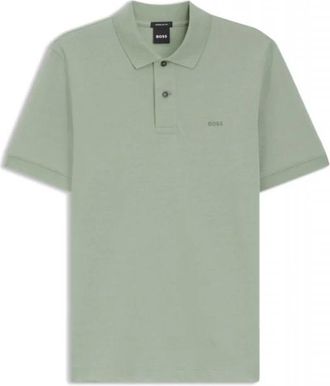 HUGO BOSS Polo Shirt - Heren - Polos - Groen - 2XL - Tops