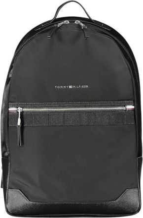 Tommy Hilfiger Polyester Rugzak - Heren - Rugzakken - Zwart - ONE Size - Polyester - Tassen