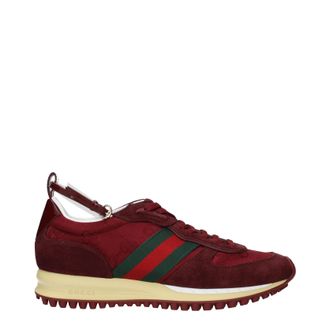 Gucci Damess Sneakers rode stof