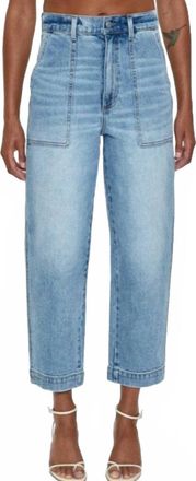 Pistola Denim Turner Barrel Leg Jeans In Provence