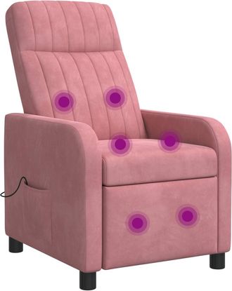 vidaXL Silla De Masajes Reclinable Rosa Pwnedbylord666ywh Vidaxl