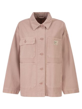 Max Mara Weekend Maxmara Wkdalbum Cotton Canvas Workwear Jacket