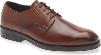 Nordstrom Michael Plain Toe Derby in Brown Almond at Nordstrom, Size 10.5