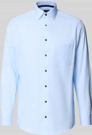 Olymp Regular Fit Business-Hemd mit Kentkragen in Bleu, Gr&ouml;&szlig;e 39