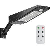 OEM Luz Solar Exterior De 48 Led Y 3000 Lm, Foco Solar Exterior Impermeable Ip65, Con Soporte Ajustable Y Control Remoto, Luz Solar Exterior Con Sensor De