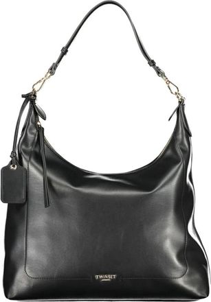 Twinset Shoulder Bag - Dames - Schoudertassen - Zwart - ONE Size - Leer - Tassen