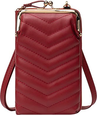 Generic Korean Version Of One Shoulder Small Bag Fashion Messenger Bag New Type Womens Touchscreen Mobile Phone Bag One Shoulder Bag (RD1, One Size)