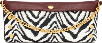 Hammitt Hammitt Invitation Clutch Zebra Brushed Gold