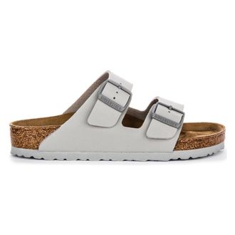 Birkenstock Sliders, female, Gray, 7 UK, Arizona Sandals