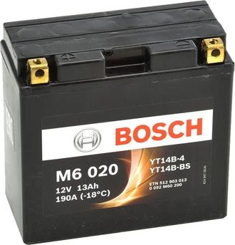 Bosch Bater&iacute;a De Moto 13 Ah M6020 Bosch Agm