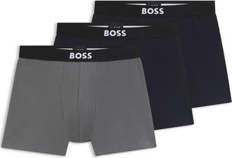 BOSS Assorted 3-Pack ONE Stretch Cotton Boxer Briefs in Black Misc at Nordstrom, Size Xx-Large