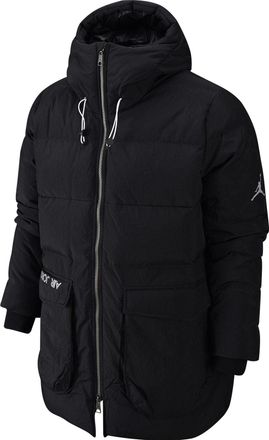 Nike Jordan Air Jordan Storage Pocket Detail Hooded Down Jacket Mens Black DZ4552-010