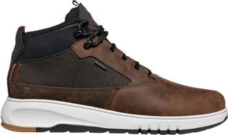 Geox Bruine Casual Herenlaarzen - Heren - Veterlaarzen - Bruin - 43 EU - Schoenen