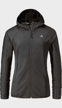 Sch&ouml;ffel Fleecejacke SCH&Ouml;FFEL Fleece Hoody Style Cascata WMS, Damen, Gr. 36, schwarz (9990, schwarz), Oberstoff: 94% Polyester, 6% Elasthan, regular fit, hoch 