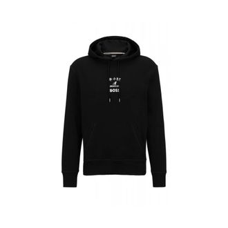 HUGO BOSS Hombre, Sudaderas, Negro, Talla: M