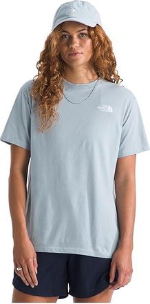 The North Face Wildflower Relaxed Short Sleeve T-Shirts Womens Clothing Frost Grey : 2XL, Cotton