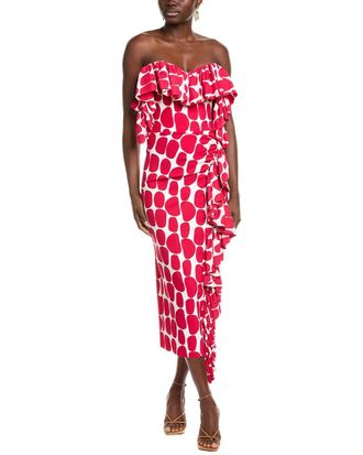La Petite Robe Di Chiara Boni Giraffea Midi Dress