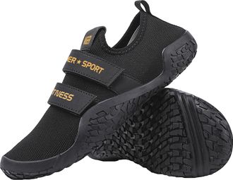 Generic Deadlift Shoes Anti-Slip Professional Weightlifting Powerlifting Training Shoes for Men Women Non-Slip Squat Gym Sports Athletic Trainers,Black,10.5 U