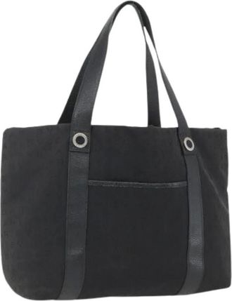 Bulgari Pre-owned Tote Bags, female, Black, Size: ONE SIZE Pre-owned Vintage Tote Bag