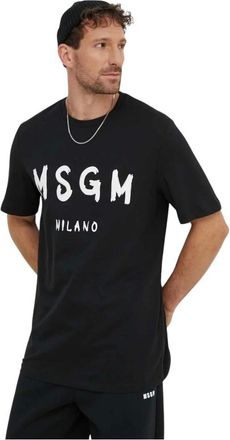 Msgm Msgm, Uomo, Top, Nero, XL, new