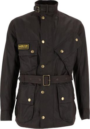 Barbour Jassen, Heren, Zwart, XS, Katoen, International Original Wax Jacket