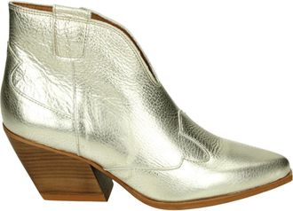 Red-Rag Western Stijl Gouden Laars - Dames - Cowboylaarzen - Grijs - 37 EU - Leer - Schoenen