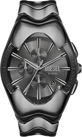 Diesel Mercurial Gunmetal Tonneau Chronograph Bracelet Watch, 45mm x 28mm in Gray at Nordstrom