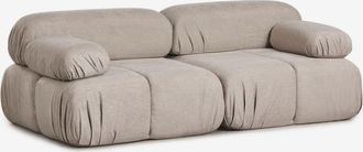 Sklum Sof&aacute; Modular De 2 Piezas En Boucl&eacute; Envasado Al Vac&iacute;o Kendall Sklum