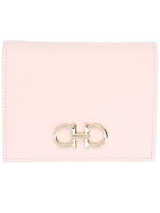 Ferragamo Pale Pink Calf Leather Wallet