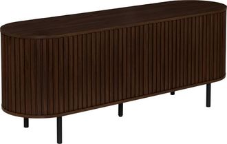 Atmosphera Mueble Para La Tele &laquo;alc&ocirc;ve&raquo; Ovalado, 40 X 140 Cm, 2 Puertas, Marr&oacute;n - Atmosphera Cr&eacute;ateur DInt&eacute;rieur